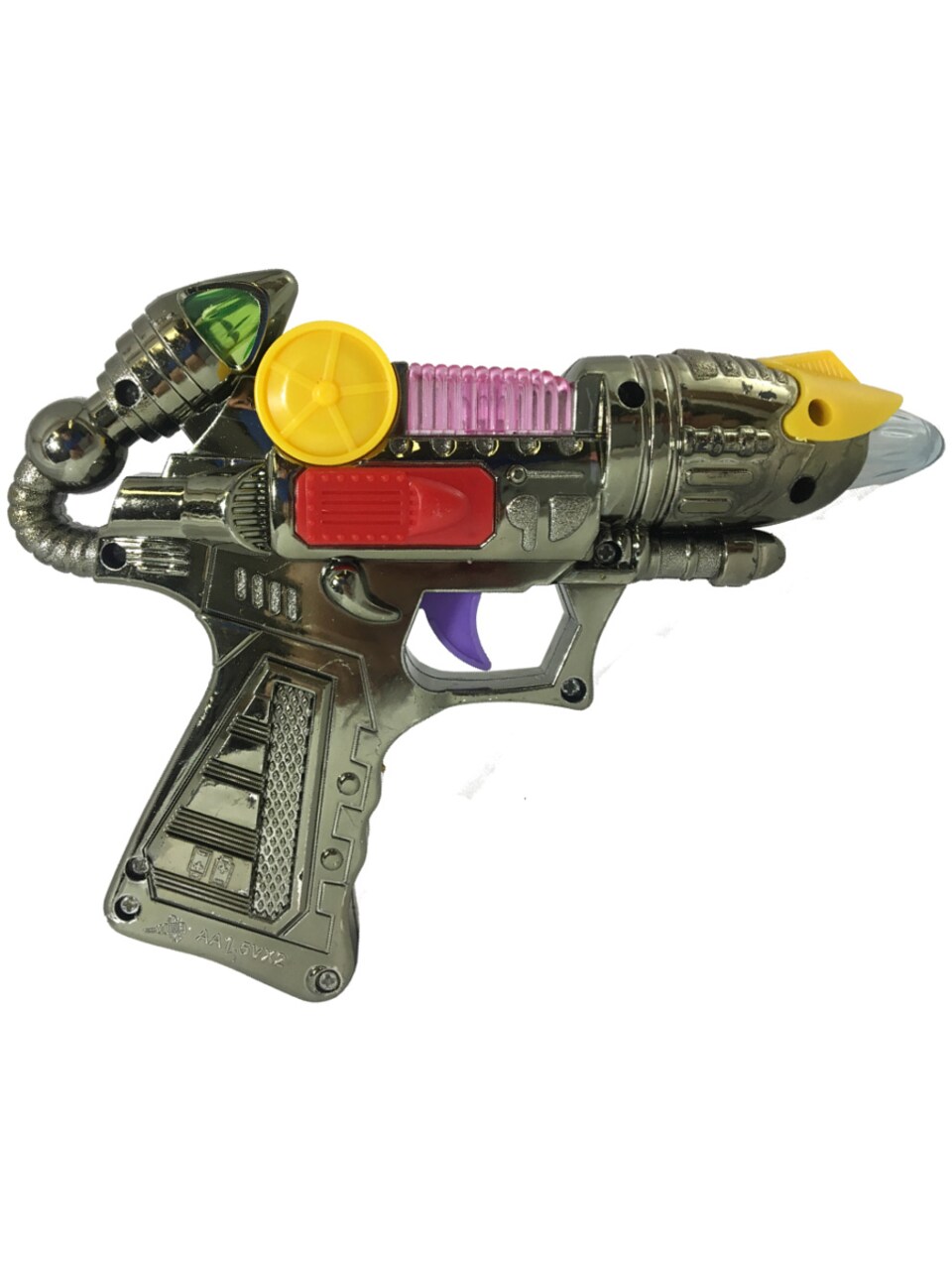 Child's Light Up Toy Space Alien Blaster Gun Weapon Toys Set Of 6